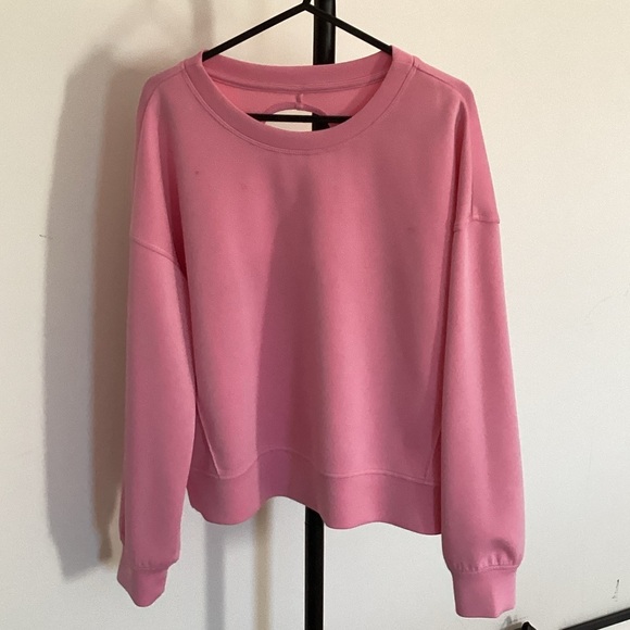 All in Motion Pink Crew Neck Sweater - Picture 3 of 7